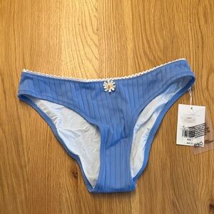 Solid & Striped Sky Blue Bikini Bottom